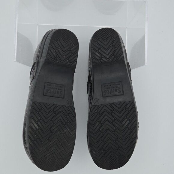 Sanita Geometric Patterned Nursing Clogs Leather Shoes Womens Size 41 US 10 - Picture 7 of 7